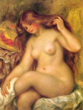 金髪の入浴者 女性ヌード ピエール・オーギュスト・ルノワール Oil Paintings